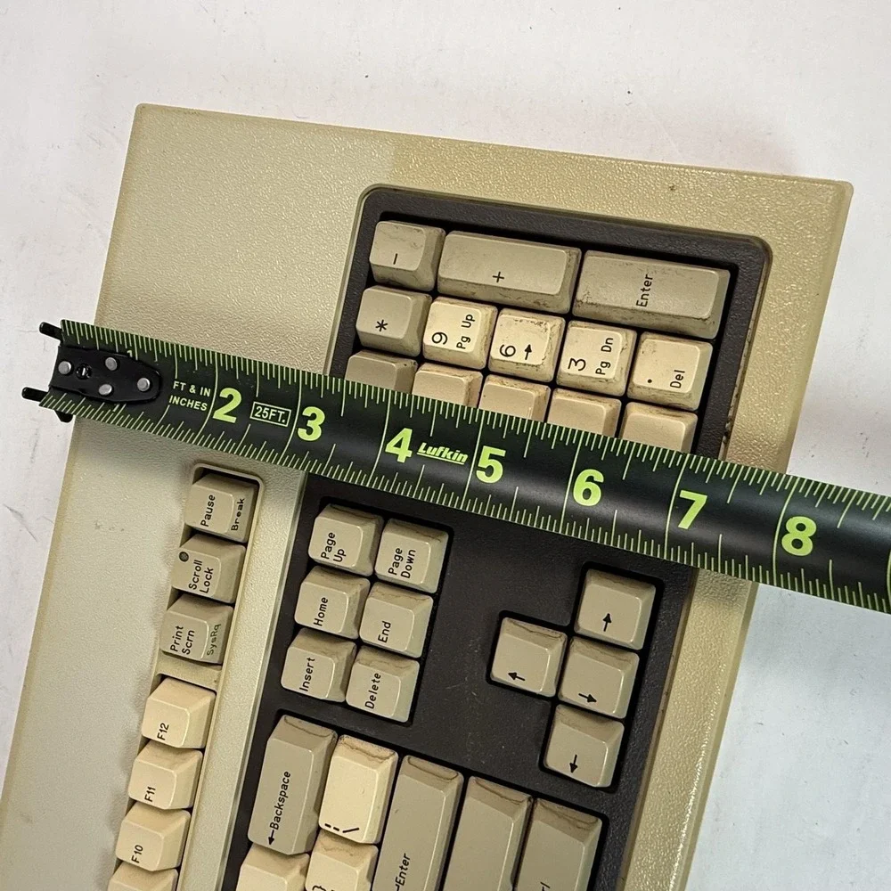 Vintage Compaq Enhanced Wired Standard Keyboard QWERTY W/ Template USA